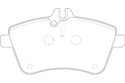Комплект тормозных колодок, дисковый тормоз Omnicraft купить