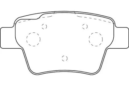 Комплект тормозных колодок, дисковый тормоз Omnicraft купить