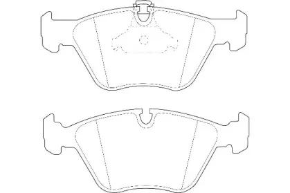 Комплект тормозных колодок, дисковый тормоз Omnicraft купить