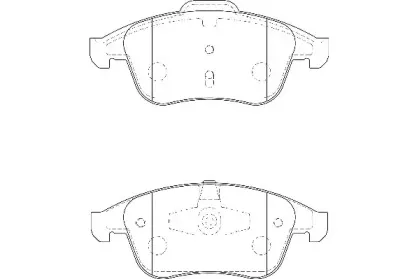 Комплект тормозных колодок, дисковый тормоз Omnicraft купить