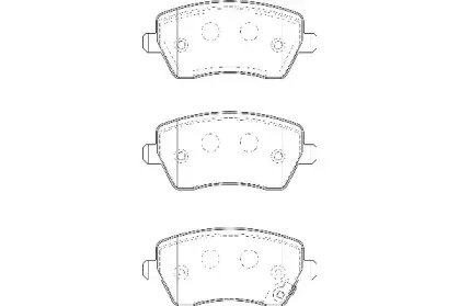 Комплект тормозных колодок, дисковый тормоз Omnicraft купить