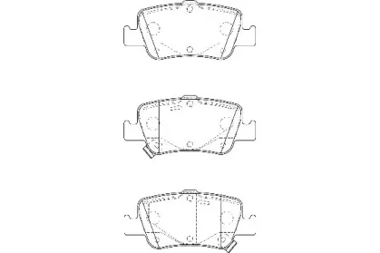 Комплект тормозных колодок, дисковый тормоз Omnicraft купить