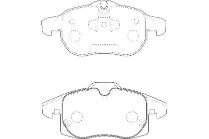Комплект тормозных колодок, дисковый тормоз Omnicraft купить
