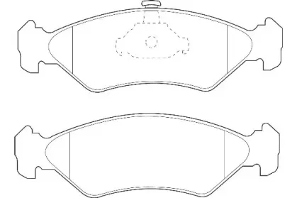 Комплект тормозных колодок, дисковый тормоз Omnicraft купить