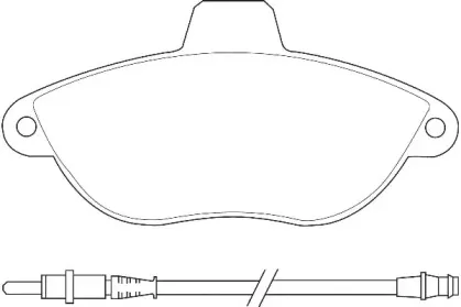 Комплект тормозных колодок, дисковый тормоз Omnicraft купить
