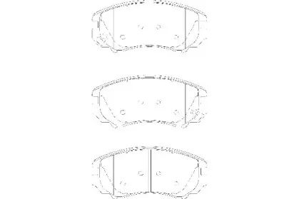 Комплект тормозных колодок, дисковый тормоз Omnicraft купить