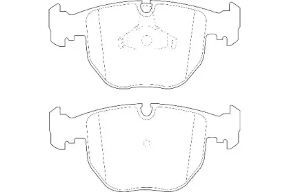 Комплект тормозных колодок, дисковый тормоз Omnicraft купить
