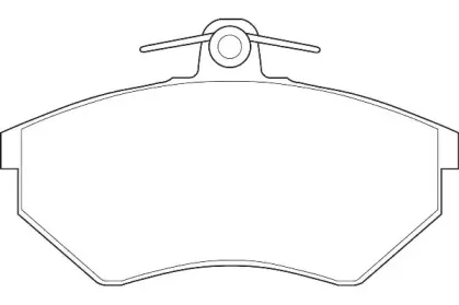 Комплект тормозных колодок, дисковый тормоз Omnicraft купить