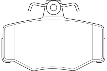 Комплект тормозных колодок, дисковый тормоз Omnicraft купить