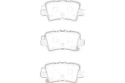 Комплект тормозных колодок, дисковый тормоз Omnicraft купить