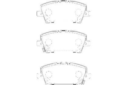 Комплект тормозных колодок, дисковый тормоз Omnicraft купить