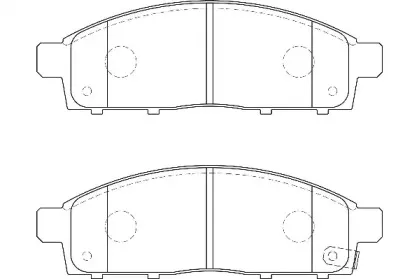 Комплект тормозных колодок, дисковый тормоз Omnicraft купить
