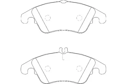 Комплект тормозных колодок, дисковый тормоз Omnicraft купить
