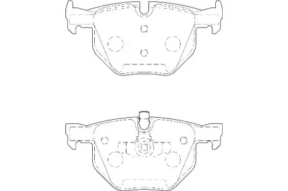 Комплект тормозных колодок, дисковый тормоз Omnicraft купить