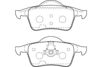 Комплект тормозных колодок, дисковый тормоз Omnicraft купить