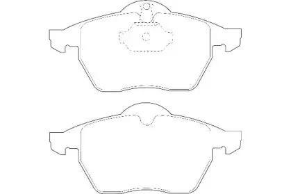 Комплект тормозных колодок, дисковый тормоз Omnicraft купить