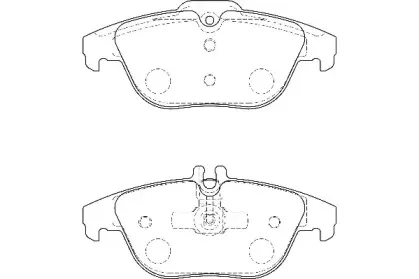 Комплект тормозных колодок, дисковый тормоз Omnicraft купить