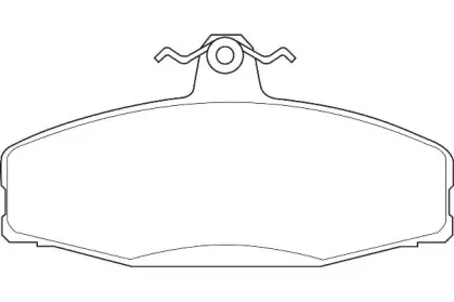 Комплект тормозных колодок, дисковый тормоз Omnicraft купить
