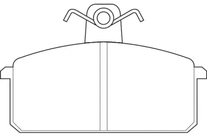 Комплект тормозных колодок, дисковый тормоз Omnicraft купить