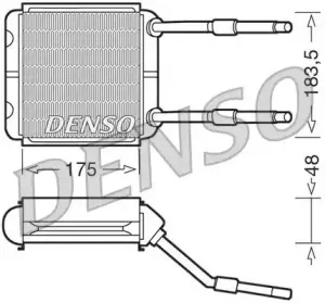 Теплообменник, отопление салона NPS купить
