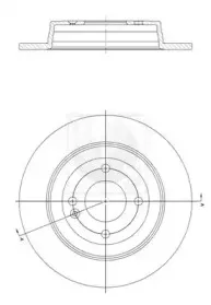 Тормозной диск NPS купить