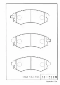 Комплект тормозных колодок, дисковый тормоз NPS купить