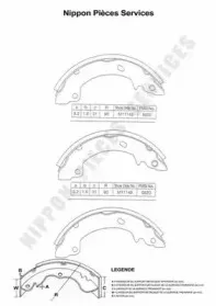 Комплект тормозных колодок NPS купить