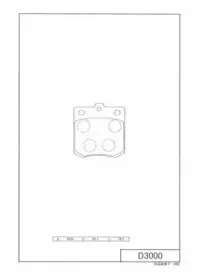 Комплект тормозных колодок, дисковый тормоз NPS купить