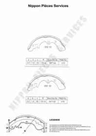 Комплект тормозных колодок NPS купить