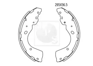 Комплект тормозных колодок NPS купить