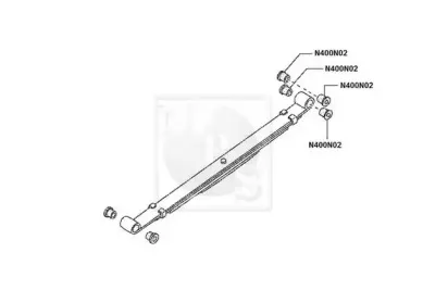 Втулка, листовая рессора NPS купить