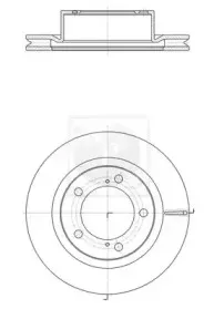 Тормозной диск NPS купить