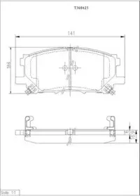 Комплект тормозных колодок, дисковый тормоз NPS купить