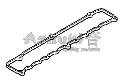 Прокладка, крышка головки цилиндра ASHUKI купить