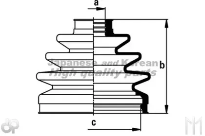 Комплект пылника, приводной вал ASHUKI купить