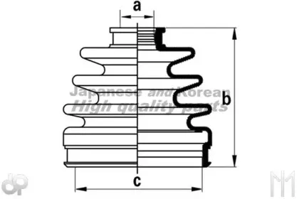 Комплект пылника, приводной вал ASHUKI купить