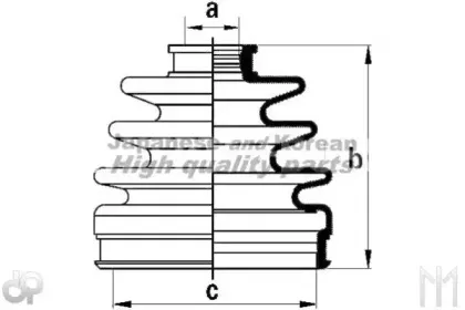 Комплект пылника, приводной вал ASHUKI купить