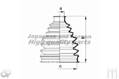 Комплект пылника, приводной вал ASHUKI купить