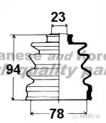 Комплект пылника, приводной вал ASHUKI купить