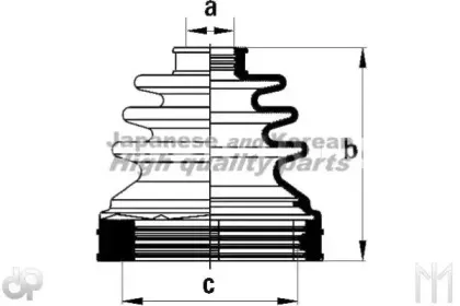 Комплект пылника, приводной вал ASHUKI купить