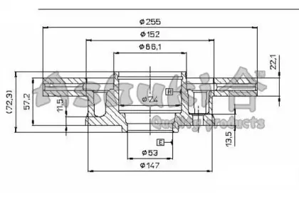 Тормозной диск ASHUKI купить