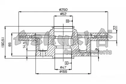 Тормозной диск ASHUKI купить
