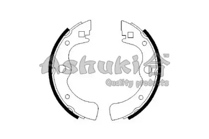 Комплект тормозных колодок ASHUKI купить