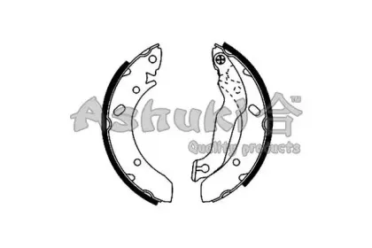 Комплект тормозных колодок ASHUKI купить