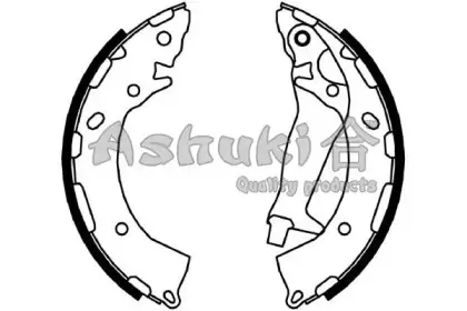 Комплект тормозных колодок ASHUKI купить