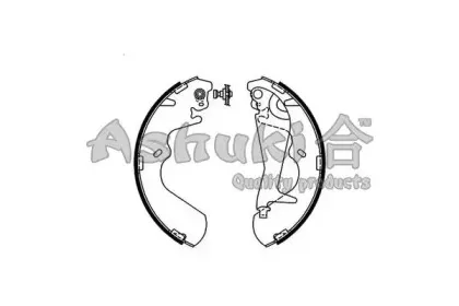 Комплект тормозных колодок ASHUKI купить