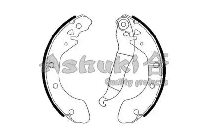 Комплект тормозных колодок ASHUKI купить