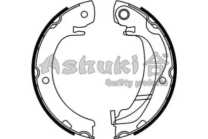 Комплект тормозных колодок, стояночная тормозная система ASHUKI купить
