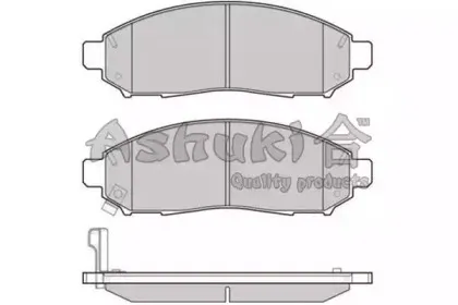 Комплект тормозных колодок, дисковый тормоз ASHUKI купить