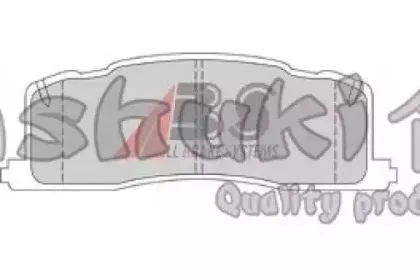 Комплект тормозных колодок, дисковый тормоз ASHUKI купить